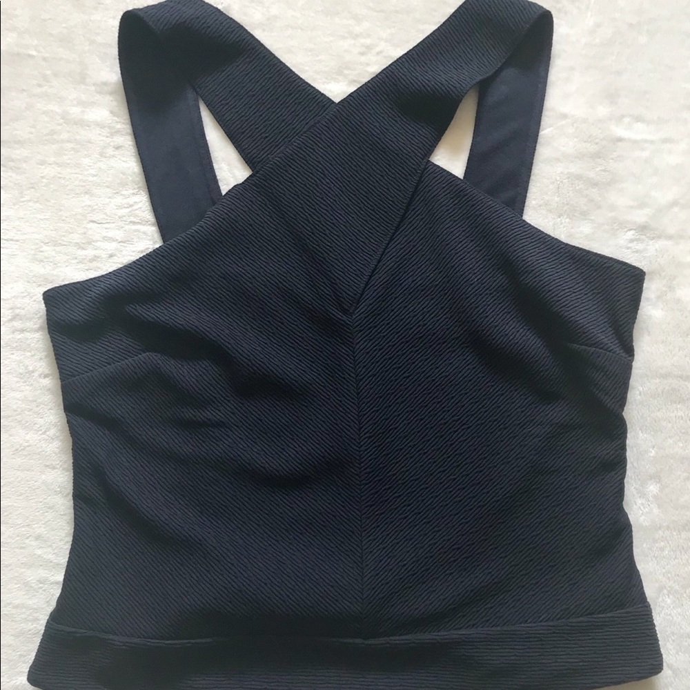 Chelsea28 Halter Dressy Sleeveless Top Sz L